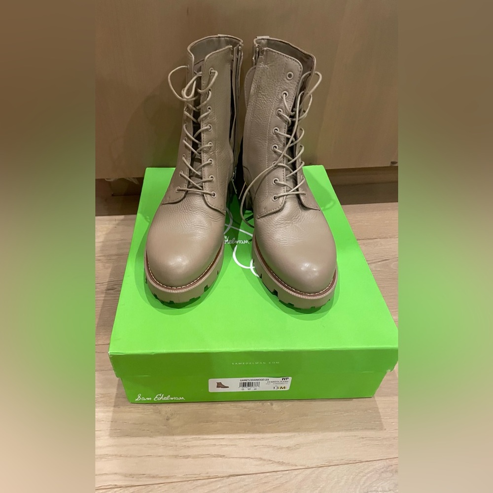 Sam Edelman Sesame Garret Platform Combat boot, EUC, size 13, weatherproof